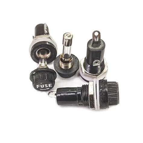 5x20mm 01a 30a F2al 25a 250v Fast Quick Blow Fuses 5x20 Black