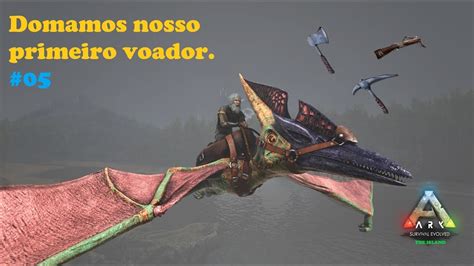 Ark The Island Era Do Metal E Nosso Primeiro Voador Pteranodon