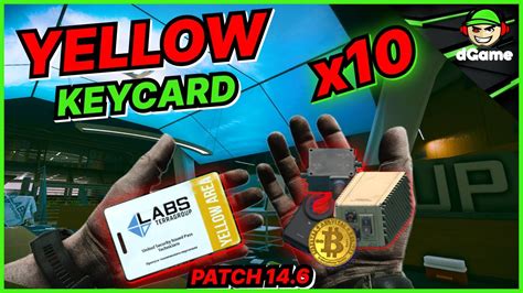 YELLOW KEYCARD THE BEST KEYCARD FROM LABS ON Escape From Tarkov PATCH