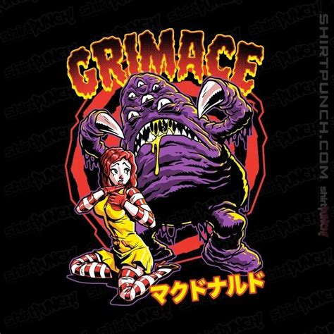 Grimace Grimace Horror Artwork Purple Aesthetic