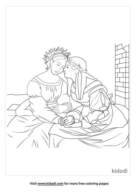 Jacob Leah And Rachel Coloring Sheet Coloring Pages