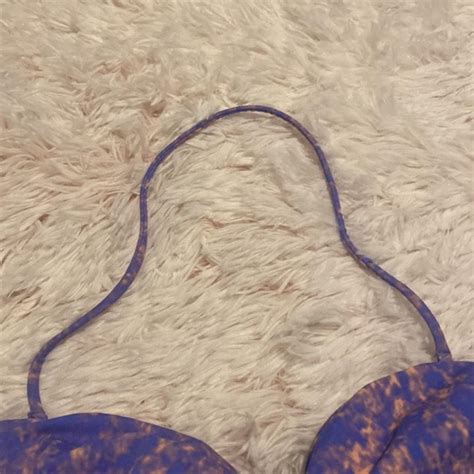 Victoria Secret Bikini Top Super Cute Purple And Depop