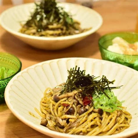 きのこと海苔の佃煮パスタうにんぱす Snapdish スナップディッシュ