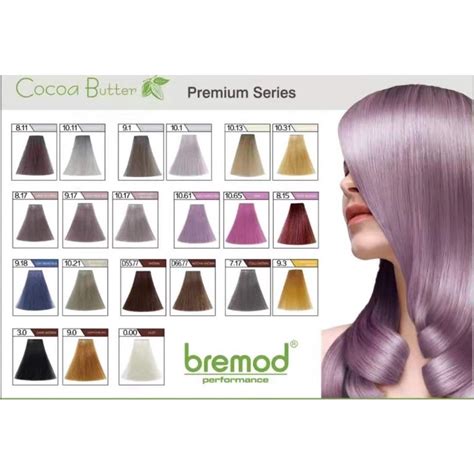 Bremod Premium Series Cocoa Butter Hair Color Dust Very Light Ash