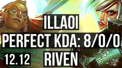 Illaoi Vs Riven Top 3 1m Mastery Rank 5 Illaoi 8 0 0 1700 Games