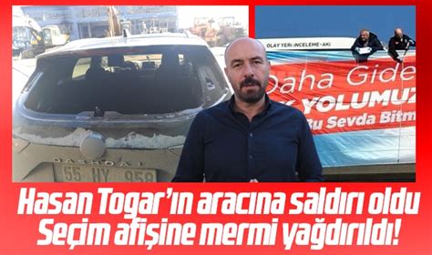 Samsun Da Hasan Togar N Arac Na Sald R Se Im Afi Ine Ise Mermi