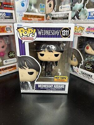 Funko Pop Netflix Wednesday Addams Metallic Hot Topic Exclusive