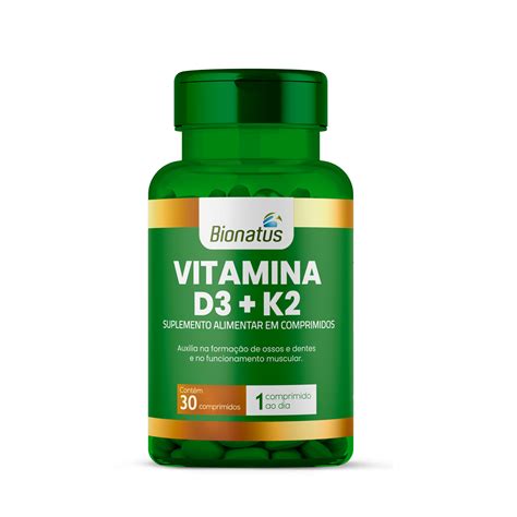 Bionatus Vitamina D3 K2 Green 30comp Bioflora