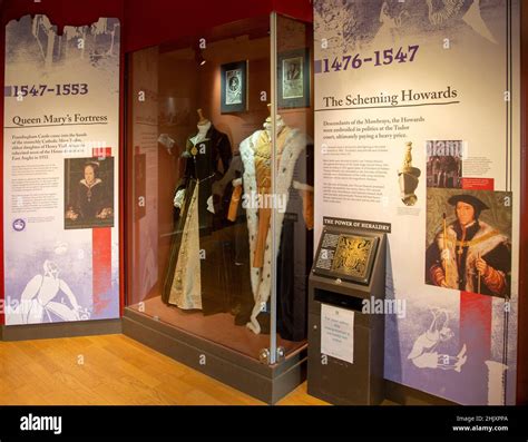 Display inside Framlingham castle , Suffolk, England, UK - Howards and ...