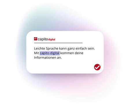 Capito Digital Ki Tool F R Leichte Sprache Verst Ndlichkeit