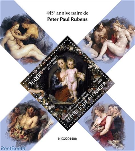 Briefmarke Niger Th Anniversary Of Peter Paul Rubens