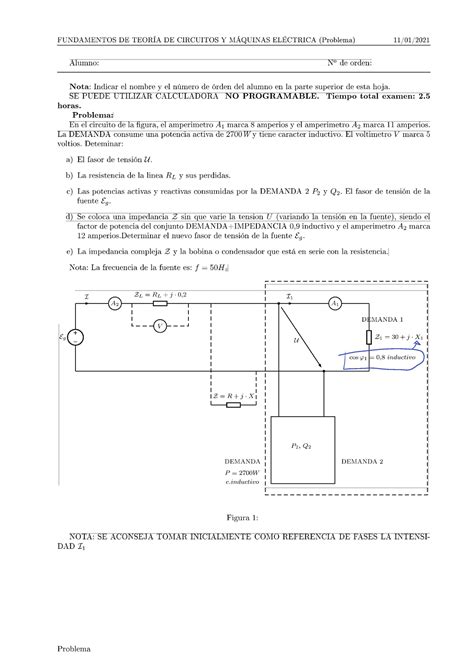 Examen Ftcy Me Enero 2021 Problemas Fundamentos De Teoría De