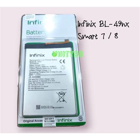Jual Baterai Bl Nx Infinix Smart Smart Batre Battery Hp Hot I Shopee Indonesia