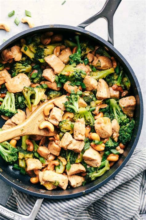 Garlic Chicken And Broccoli Cashew Stir Fry Recipe Concepts