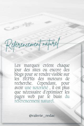 Seo R F Rencement Naturel R Daction Web Seo Val Rie