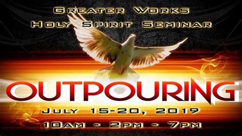 Outpouring Holy Spirit Seminar 2019 Day 2 Session 3 Pastor Eric