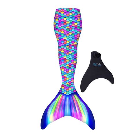 Buy Fin Fun Rainbow Mermaid Fin with Monofin and Cover for Safe