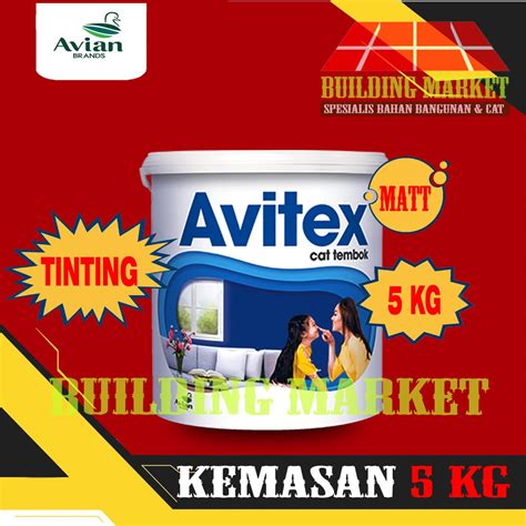 Jual Cat Plafon Gipsum Grc Triplek Cat Tembok Tinting Avian Brands