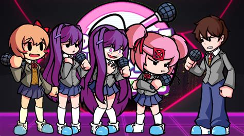 Fnf Friday Night Funkin Vs Doki Doki Takeover Doki Yuri Sayori