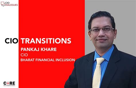 Pankaj Khare Is Appointed As The Chief Information Officer At Bharat