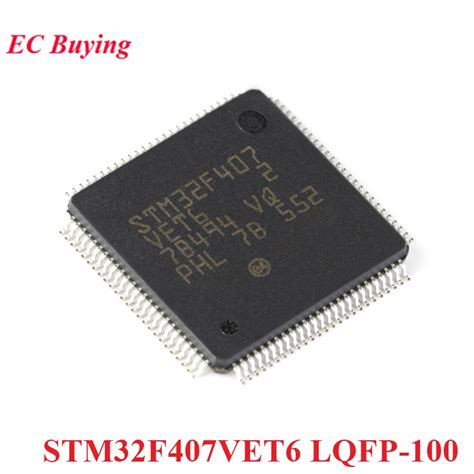 Stm32f407vet6 Lqfp 100 Stm32 F407vet6 Stm32f407 Lqfp100 Cortex M4 32 Bit Microcontroller Chip