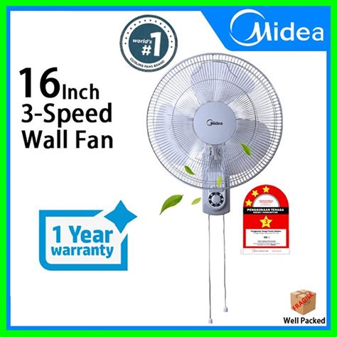 Ready Stok Kipas Dinding Murah 16 16 Inci Wall Fan Baru Kedai Makan