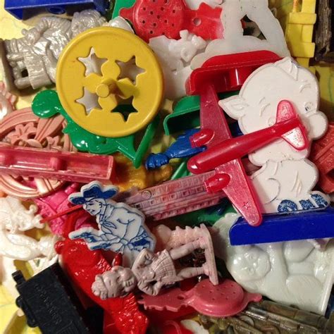 Vintage Cracker Jack Toys For Repurpose Crafting Etc Cracker Jacks