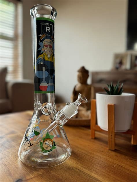 Large Rick And Morty Breaking Bad Beaker Bong Za