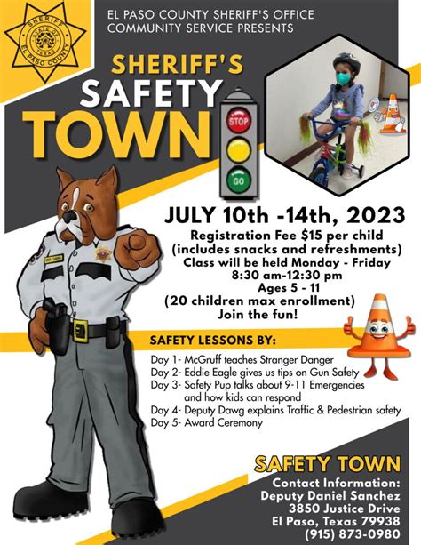 El Paso County Sheriffs Office To Teach Kids Safety Through Safety