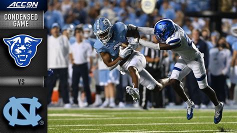 Georgia State Vs North Carolina Condensed Game 2021 ACC Football