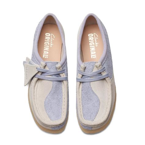 WOMEN S WALLABEE CLOUD GREY COMBI Bodega In 2024 Clarks Originals