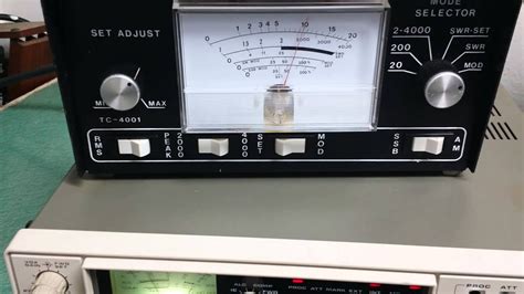 DOSY TC 4001 SWR MOD Watt Meter YouTube