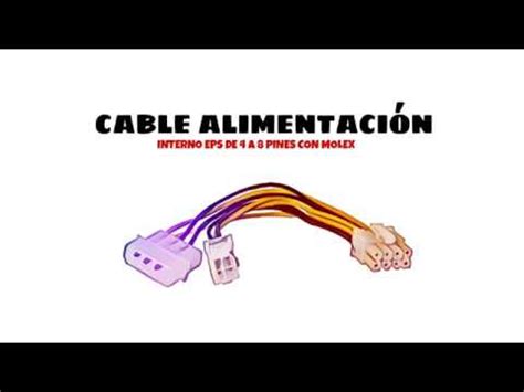 Cable Alimentacion Interno Eps De A Pines Con Molex M Multico