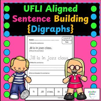 Ufli Aligned Digraphs Sentence Building Lessons Tpt