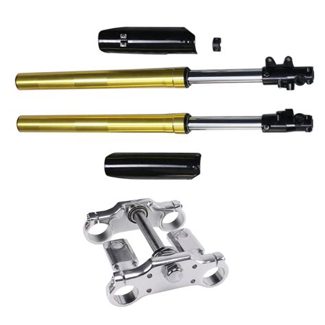 WPHMOTO Upside Down 45mm 48mm Front Shocks Hydraulic Forks With Triple