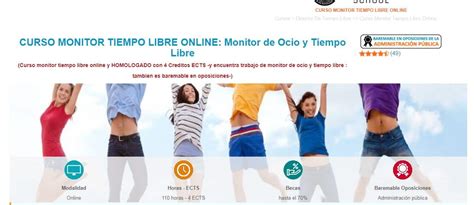 Cursos De Monitor De Ocio Y Tiempo Libre Cursos