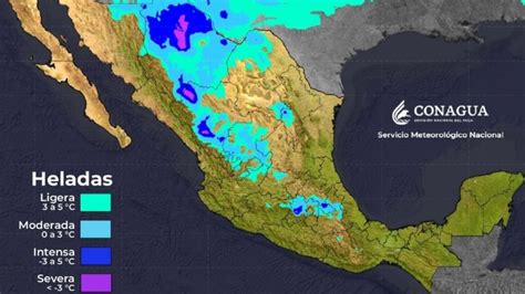 Clima M Xico En Qu Estados Caer Nieve Este De Enero Heraldo