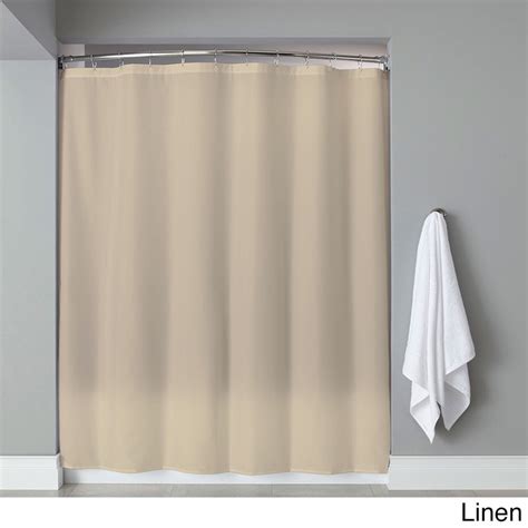 Extra Long Heavyweight Mildew Resistant Vinyl Shower Curtain Liner 72 X 84 Bed Bath