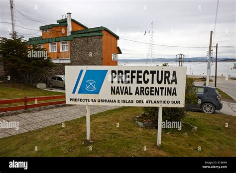 Prefectura Naval Base Argentina Ushuaia Argentina Stock Photo Alamy