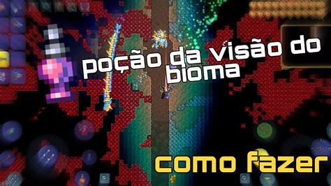 Como Fazer A Po O Da Vis O Do Bioma No Terraria Youtube