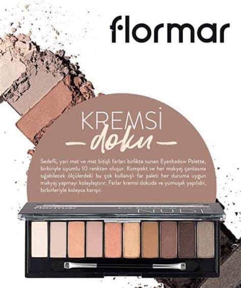 Flormar Eyeshadow Palette Nude Kesehatan Kecantikan Rias Wajah Di