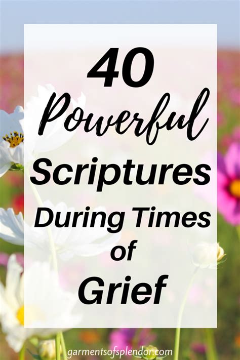 40 Comforting Scriptures For Grief With Free Printable