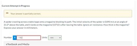Solved A spider crawling across a table leaps onto a | Chegg.com