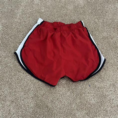 red nike shorts #nike #backtoschool #red #workout - Depop