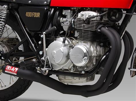 Yoshimura Honda Cb F Racing Straight Cyclone Into Exhaust Honda