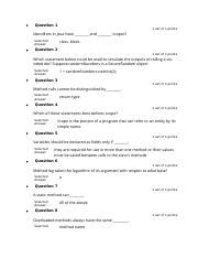 Csis 212 Quiz 4 Part 1 Docx Question 1 1 Out Of 1 Points Identifiers