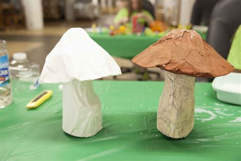 Paper Mache Mushrooms