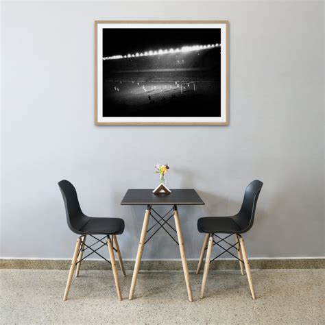 Wandbild Highbury Flutlicht Foto Des Arsenal Stadions