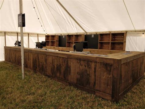 Rustic Bar Hire Event Furniture By Tarren