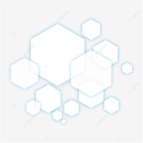 Abstract Geometric Poster Cover Hexagon Tech Geometric Figure Light